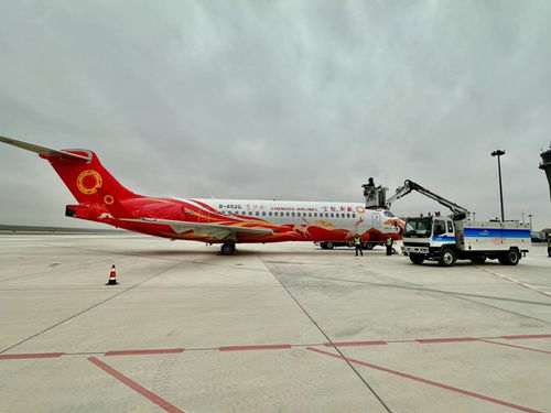 确保冬日飞行安全——吐鲁番机场联合成都航空开展飞机除防冰实战演练，筑牢有备无患防线
